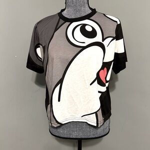 Buc-ee’s Black Crop Top T Shirt Size M